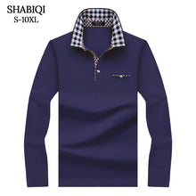 Load image into Gallery viewer, SHABIQI Classic Brand Men shirt Men Polo Shirt Men Long Sleeve Polos Shirt T Designer Polo Shirt Plus Size 6XL 7XL 8XL 9XL 10XL