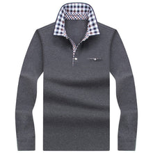 Load image into Gallery viewer, SHABIQI Classic Brand Men shirt Men Polo Shirt Men Long Sleeve Polos Shirt T Designer Polo Shirt Plus Size 6XL 7XL 8XL 9XL 10XL